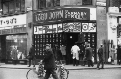 54 Wardour Street 1967 February - corner Old Compton Street.jpg. Click on the picture to enlarge